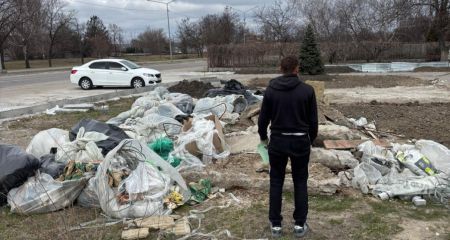 Оставил мусор под открытым небом: нарушителя поймала мустража Запорожья