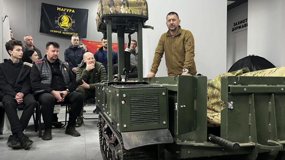 Наземный комплекс "Термит" показали военные в Запорожье