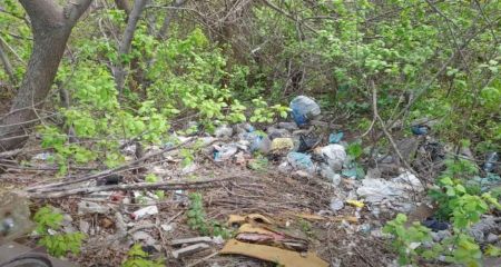 Запорожцы замусорили локацию возле урочища Вырва