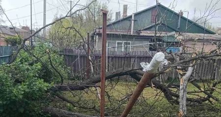 Шквальный ветер повредил газовые сети на Запорожье &ndash; последствия