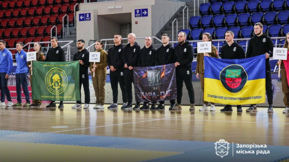 В Запорожье состоялся чемпионат по военно-спортивному многоборью