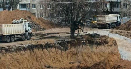 В Хортицком районе Запорожья строят противорадиационное укрытие для лицея