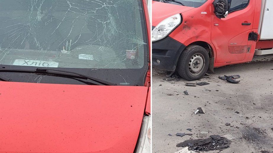 Під Запоріжжям російський FPV атакував автівку з хлібом: постраждав водій