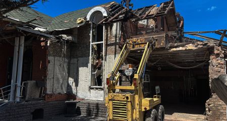 Последствия ночной атаки на Вольнянск показали волонтеры Запорожья