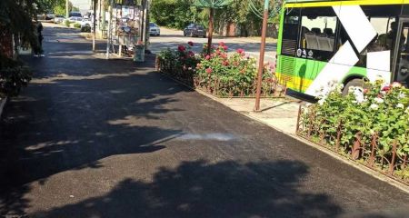 В Запорожье отремонтировали остановки на двух улицах