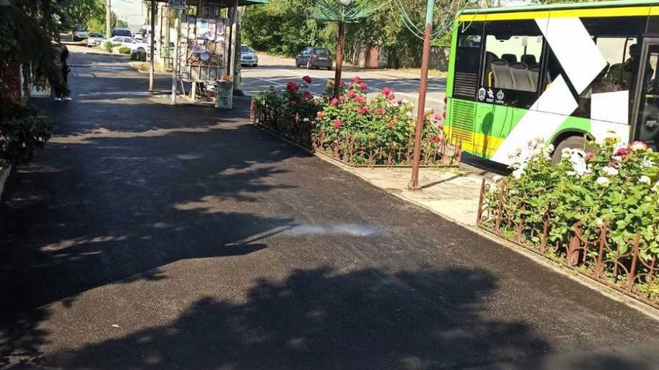 В Запорожье отремонтировали остановки на двух улицах