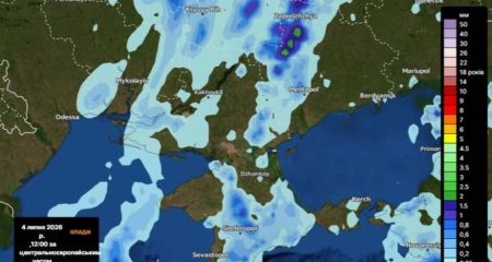 О грозах, граде и шквалах на выходных предупредили запорожцев