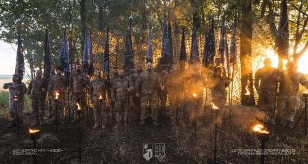 Бойові знамена отримали підрозділи запорізької бригади "Кара-Даг"