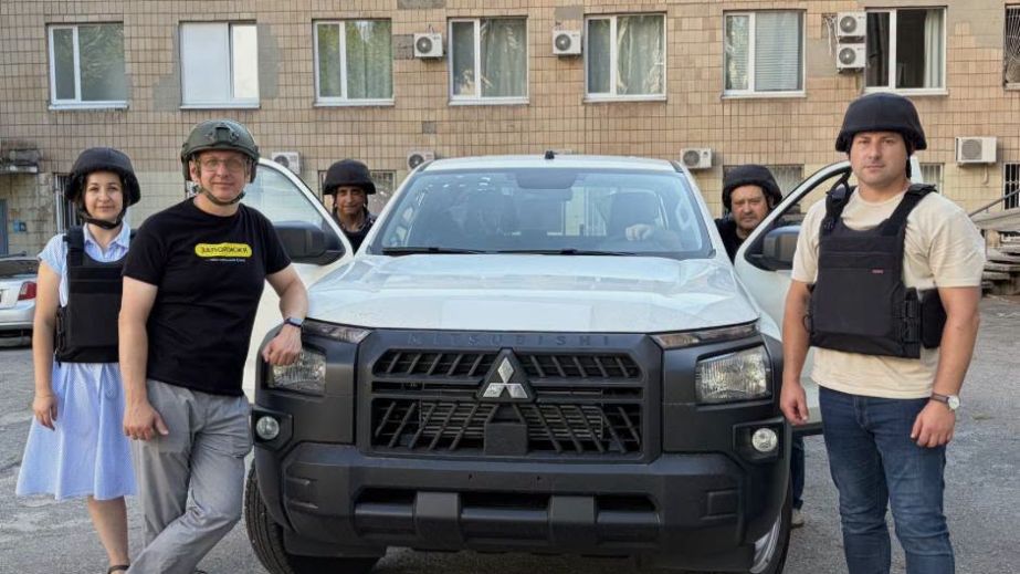 Новий пікап отримала одна з райадміністрацій Запоріжжя – деталі