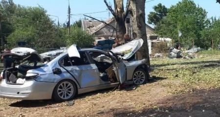 У Кушугумі на Запоріжжі російський FPV-дрон атакував цивільне авто