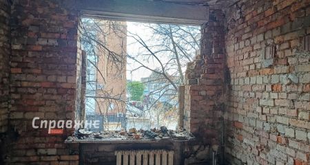 Как выглядит колледж в Запорожье после дроновой атаки — кадры с места