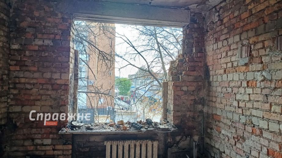 Как выглядит колледж в Запорожье после дроновой атаки — кадры с места