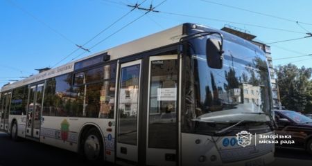 В Запорожье 6 сентября изменят движение двух троллейбусов