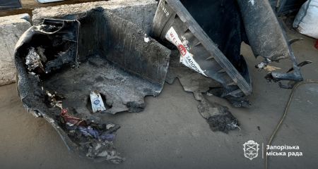 Запорожские вандалы сожгли более 20 мусорных контейнеров в этом году