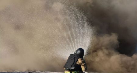 Спасатели ликвидировали пожары, которые начались из-за обстрела Запорожья