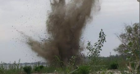 Сапери ДСНС знищили протитанкову міну на Запоріжжі