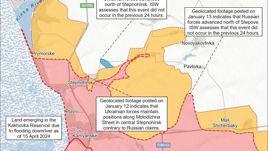 ISW фиксирует изменения на Запорожском фронте – детали