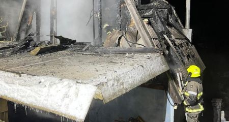 Під Запоріжжям спалахнула дача