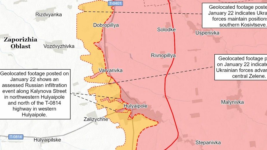 ЗСУ мають успіхи поблизу Гуляйполя, – ISW