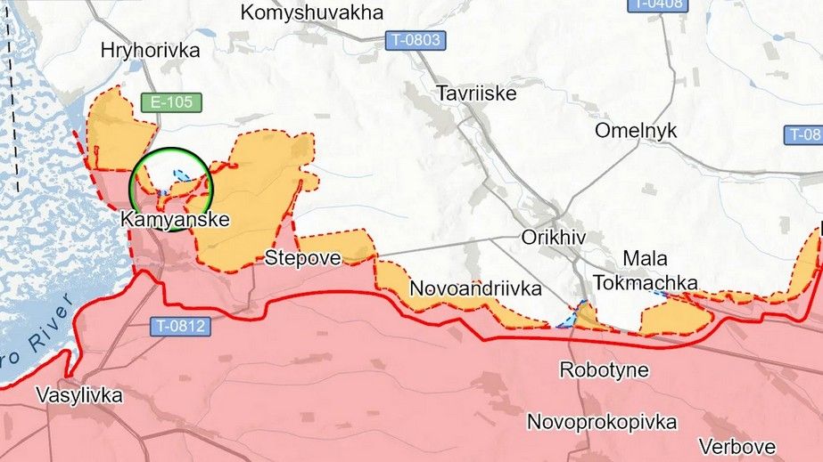 В ISW констатируют отсутствие продвижений РФ на Запорожье