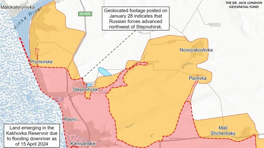 Оккупанты продвинулись возле запорожского Степногорска, &ndash; ISW