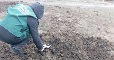 9-метровая воронка образовалась после взрыва в Запорожье &ndash; кадры