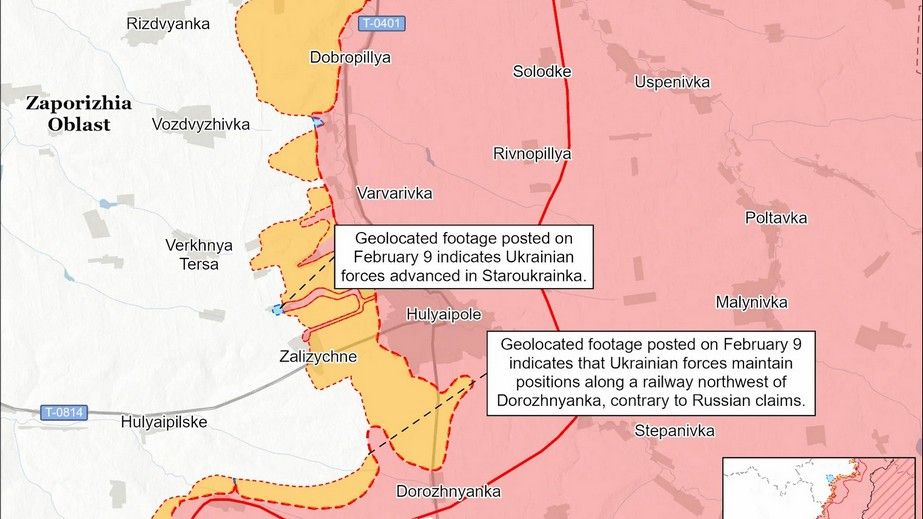 ВСУ удерживают позиции, несмотря на заявления оккупантов об "успехах" на Запорожье, &ndash; ISW