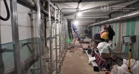 В запорожской больнице переоборудуют укрытие под учебный центр &ndash; кадры