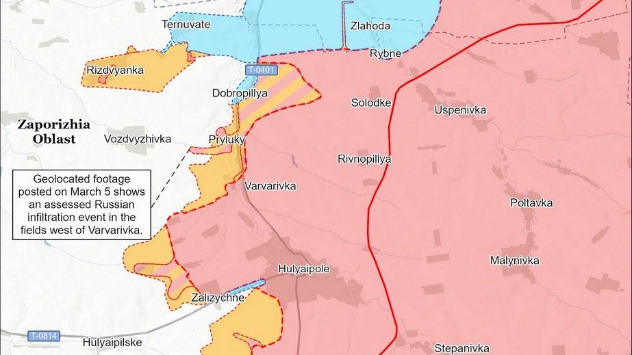 Російські окупанти не мають успіхів на Запорізькому напрямку &ndash; оцінка ISW