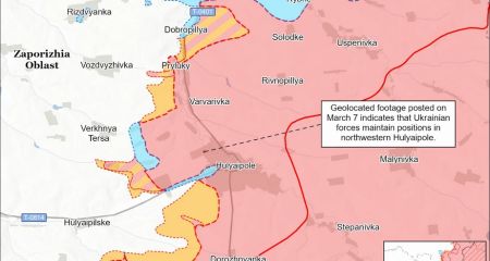 Сили оборони зривають плани окупантів і просуваються на Запоріжжі, &ndash; ISW