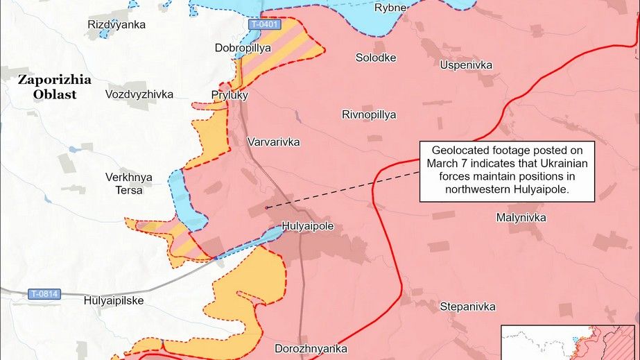Сили оборони зривають плани окупантів і просуваються на Запоріжжі, &ndash; ISW