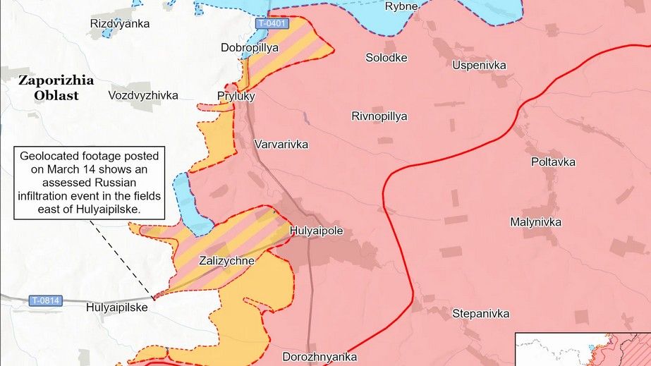 Россияне не имеют успехов на Запорожском фронте &ndash; оценка ISW