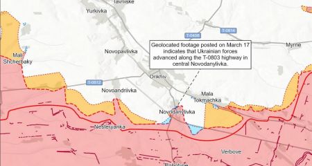 Українські та російські сили просунулися на Запоріжжі &ndash; оцінка ISW