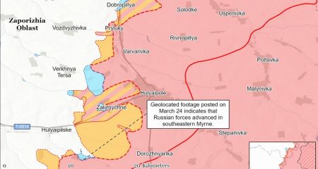 Російські війська просунулися у Мирному на Запоріжжі, &ndash; ISW