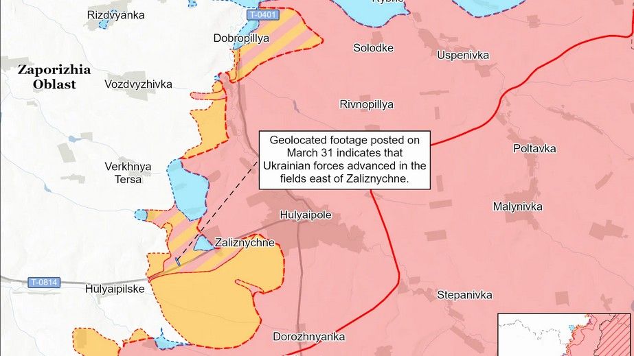 Сили оборони мали успіхи на Запоріжжі, &ndash; ISW
