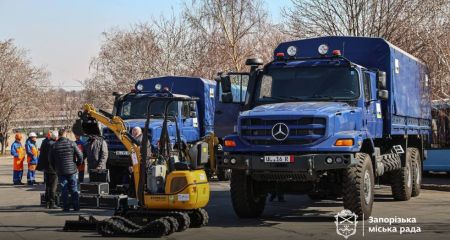 Техніку від міжнародних партнерів отримали комунальники Запоріжжя