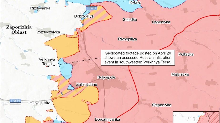 ЗСУ мали успіхи на Запоріжжі, РФ намагається інфільтруватися, &ndash; ISW