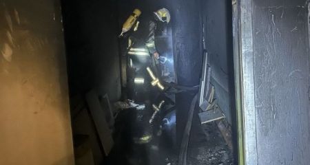 Ночью в Запорожье пылала девятиэтажка &ndash; кадры