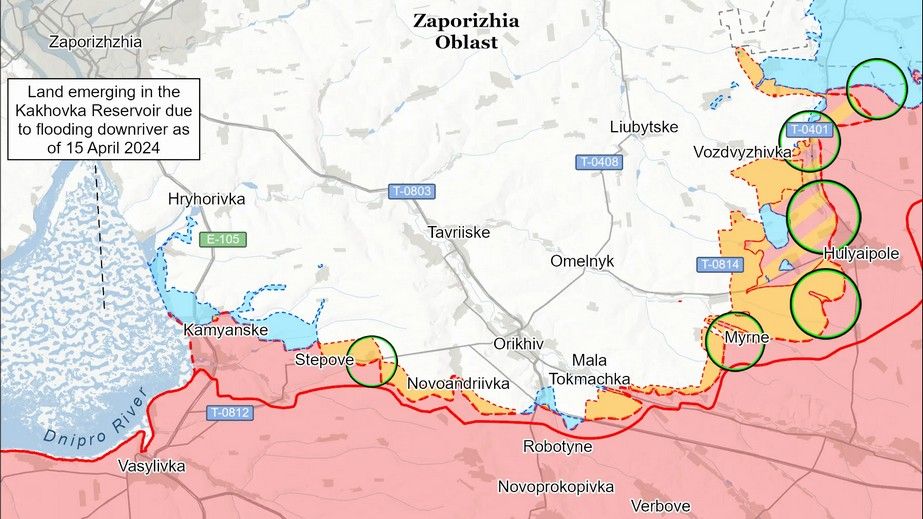 Украинские и российские войска продвинулись на Запорожье, &ndash; ISW