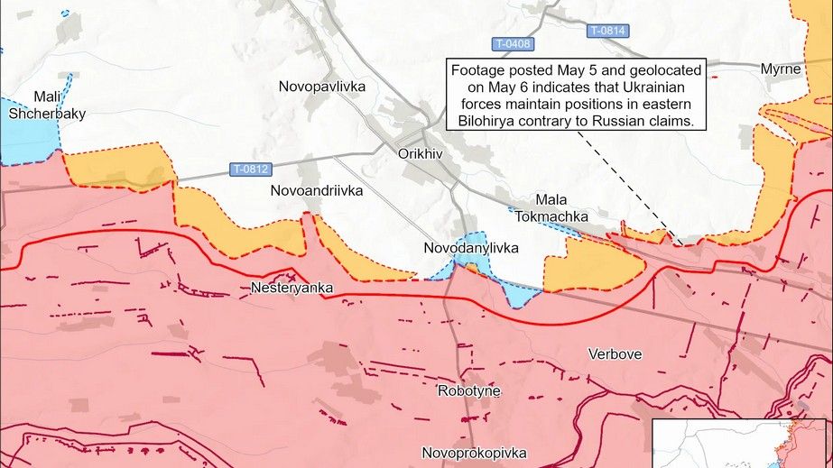 ЗСУ продовжують контратакувати на Запорізькому напрямку &ndash; деталі від ISW