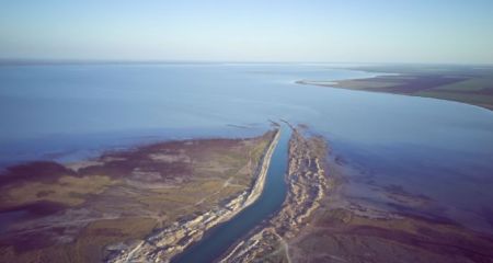 Обмеление Молочного лимана: заповедный водоем на Запорожье оказался под угрозой