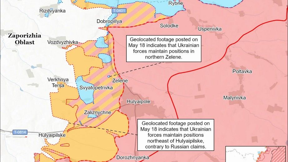 Украинские войска продвинулись на Запорожье – детали от ISW
