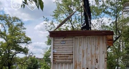 Мінус МАФ: у середмісті Запоріжжя знесли чергову незаконну точку