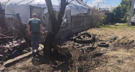 Наслідки обстрілу Запоріжжя: 4-метрову вирву виявили в Шевченківському районі