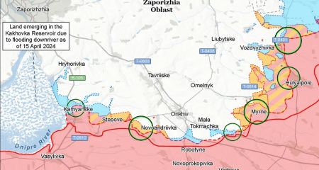 В ISW констатують відсутність просувань військ РФ на Запоріжжі