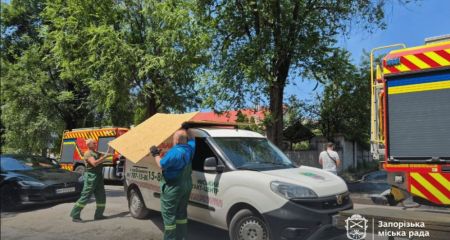 Последствия обстрелов 10 июня: в Запорожье завершили первоочередные ремонты