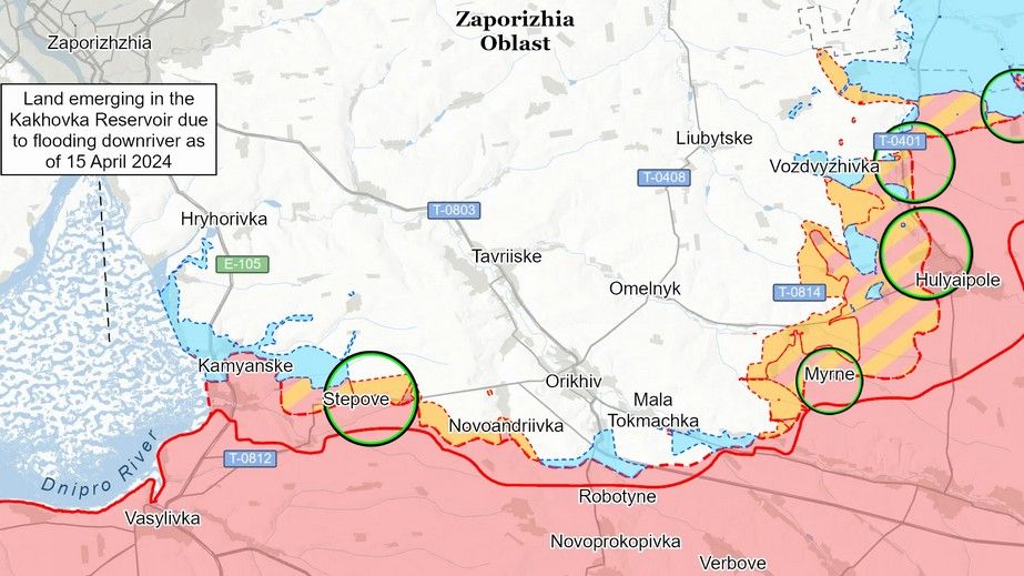 Россияне не имеют успехов в Запорожской области, – ISW