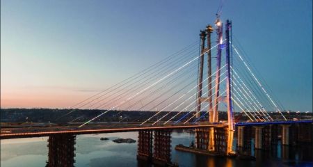 В выходные в Запорожье перекроют Вантовый мост &ndash; причина и время ограничений