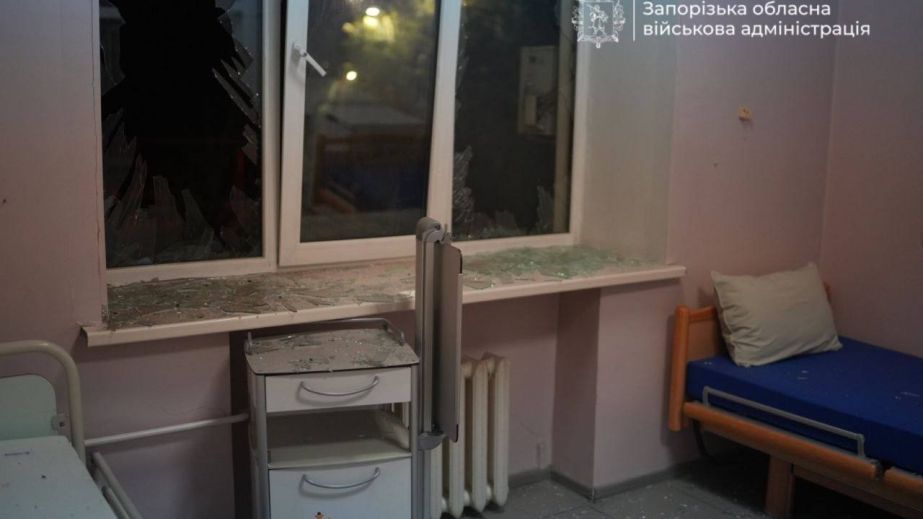Удар по детской больнице в Запорожье: взрывная волна повредила три отделения
