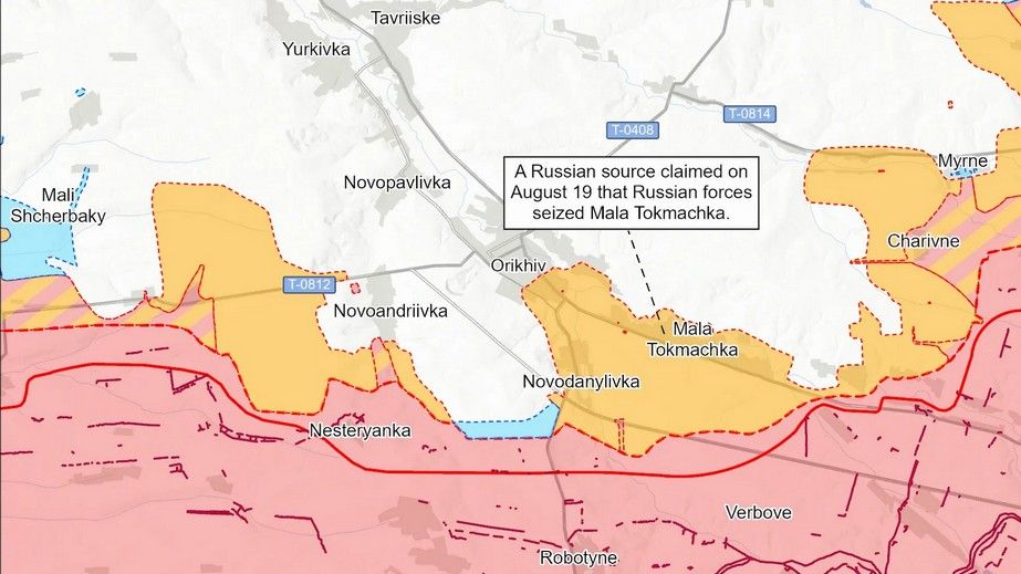 Аналітики констатували відсутність успіхів росіян на Запоріжжі